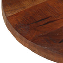 bordplade Ø60x3,8 cm rund massivt genbrugstræ
