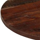 bordplade Ø80x2,5 cm rund massivt genbrugstræ
