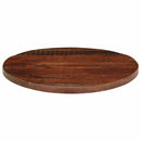 bordplade Ø90x3,8 cm rund massivt genbrugstræ