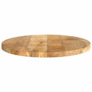 bordplade Ø40x2,5 cm rund massivt mangotræ