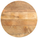 bordplade Ø40x3,8 cm rund massivt mangotræ