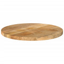 bordplade Ø40x3,8 cm rund massivt mangotræ