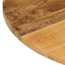 bordplade Ø60x3,8 cm rund massivt mangotræ