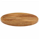 bordplade Ø60x3,8 cm rund massivt mangotræ