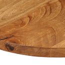 bordplade Ø60x3,8 cm rund massivt mangotræ