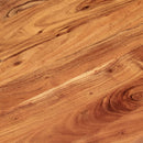 bordplade 140x60x2,5 cm oval massivt akacietræ