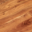 bordplade 140x60x3,8 cm oval massivt akacietræ
