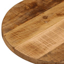 bordplade 140x60x3,8 cm oval massivt ru mangotræ