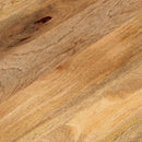 bordplade 120x50x2,5 cm oval massivt mangotræ