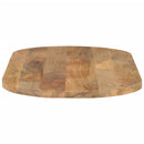 bordplade 100x40x3,8 cm oval massivt mangotræ