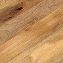 bordplade 140x50x3,8 cm oval massivt mangotræ