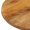 bordplade 140x60x2,5 cm oval massivt mangotræ