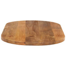 bordplade 90x40x3,8 cm oval massivt mangotræ