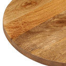 bordplade 110x50x3,8 cm oval massivt mangotræ