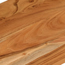 skrivebordsplade 140x50x2,5 cm rektangulær massivt akacietræ