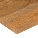 bordplade med kurvet form 120x60x2,5 cm ru massivt mangotræ