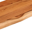 væghylde 100x30x2,5 cm rektangulær massivt akacietræ