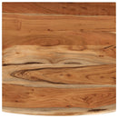 væghylde 40x40x2,5 cm rektangulær massivt akacietræ
