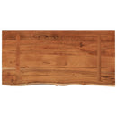 bordplade 80x40x2,5 cm rektangulær massivt akacietræ
