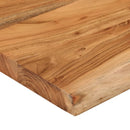 bordplade 100x40x2,5 cm rektangulær massivt akacietræ