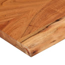 bordplade 140x40x3,8 cm rektangulær massivt akacietræ