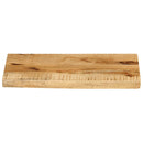 bordplade 40x30x2,5 cm naturlig kant massivt ru mangotræ