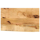 bordplade 50x40x2,5 cm naturlig kant massivt ru mangotræ