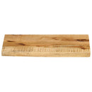 bordplade 50x40x2,5 cm naturlig kant massivt ru mangotræ
