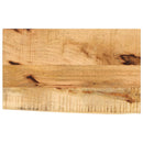 bordplade 60x40x2,5 cm naturlig kant massivt ru mangotræ