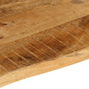 bordplade 90x60x2,5 cm naturlig kant massivt ru mangotræ