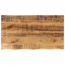 bordplade 120x60x2,5 cm naturlig kant massivt ru mangotræ