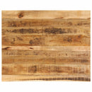 bordplade 90x80x2,5 cm naturlig kant massivt ru mangotræ