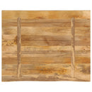 bordplade 100x80x2,5 cm naturlig kant massivt ru mangotræ