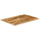 bordplade 110x80x2,5 cm naturlig kant massivt ru mangotræ