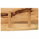 bordplade 60x20x3,8 cm naturlig kant massivt ru mangotræ