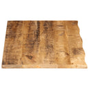 bordplade 100x60x3,8 cm naturlig kant massivt ru mangotræ
