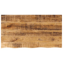 bordplade 120x60x3,8 cm naturlig kant massivt ru mangotræ