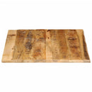 bordplade 90x80x3,8cm naturlig kant massivt ru mangotræ