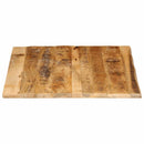 bordplade 100x80x3,8 cm naturlig kant massivt ru mangotræ