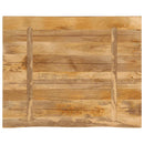 bordplade 100x80x3,8 cm naturlig kant massivt ru mangotræ