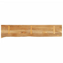 bordplade 180x40x2,5 cm naturlig kant massivt mangotræ