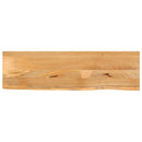 bordplade 120x20x3,8 cm naturlig kant massivt mangotræ