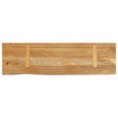 bordplade 120x20x3,8 cm naturlig kant massivt mangotræ