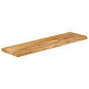 bordplade 110x40x3,8 cm naturlig kant massivt mangotræ