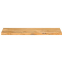 bordplade 110x40x3,8 cm naturlig kant massivt mangotræ