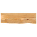 bordplade 120x40x3,8 cm naturlig kant massivt mangotræ
