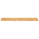 bordplade 160x40x3,8 cm naturlig kant massivt mangotræ