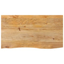 bordplade 100x60x3,8 cm naturlig kant massivt mangotræ