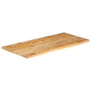 bordplade 100x60x3,8 cm naturlig kant massivt mangotræ
