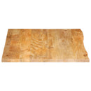 bordplade 90x80x3,8 cm naturlig kant massivt mangotræ